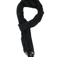 Black Patterned Scarf
