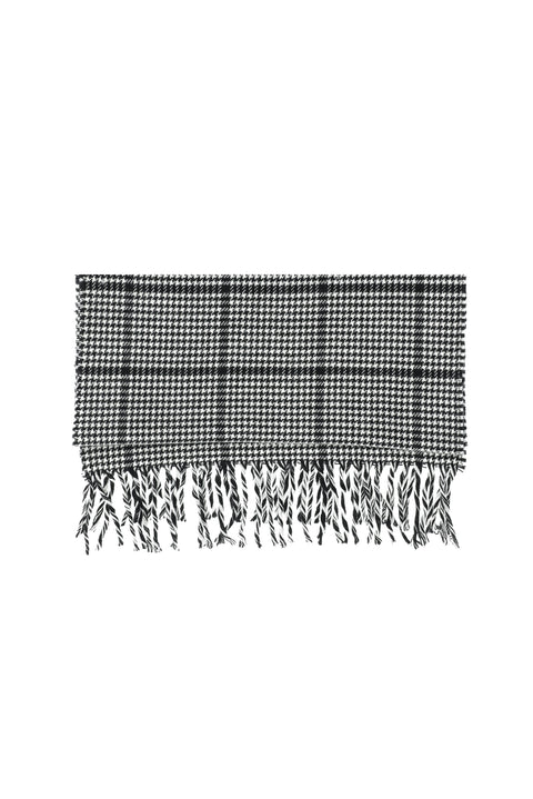 Black Patterned Scarf