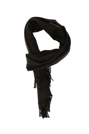 Koyu Kahve Düz Atkı