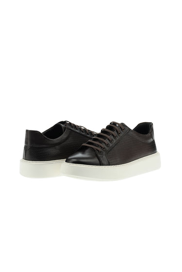 Koyu Kahve Sneaker Ayakkabı
