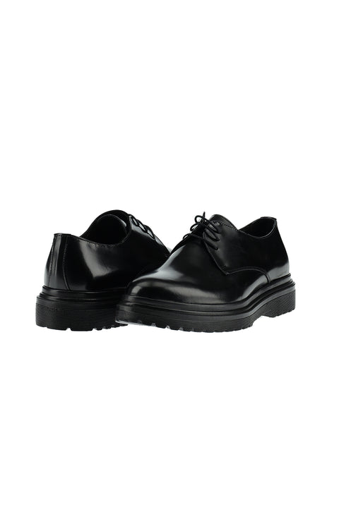 Black Sneaker Patent Leather Shoes