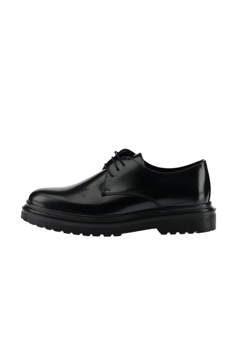Black Sneaker Patent Leather Shoes