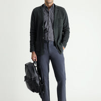Koyu Füme Regular Fit Pamuk Kanvas / Chino Pantolon