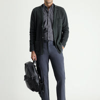 Koyu Füme Regular Fit Standart Kesim Pamuk Kanvas / Chino Pantolon