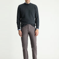Orta Vizon Regular Fit Pamuk Kanvas / Chino Pantolon