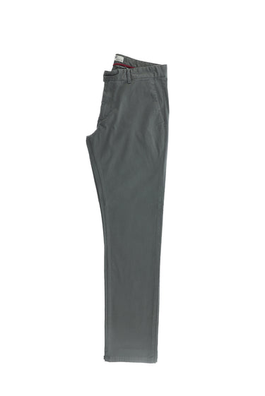 Titanyum Gri Regular Fit Likralı Kanvas / Chino Pantolon