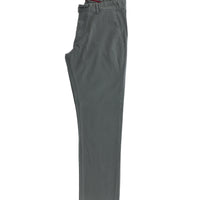 Titanium Grey Regular Fit Standard Cut Lycra Canvas / Chino Trousers