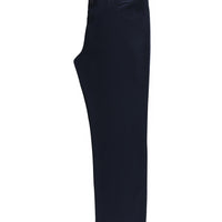 Koyu Lacivert Regular Fit Likralı Kanvas / Chino Pantolon