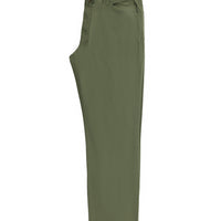 Orta Haki Relaxed Fit Rahat Kesim Likralı Kanvas / Chino Pantolon