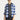 İndigo Uzun Kol Slim Fit Dar Kesim Ekose Oduncu Pamuk Gömlek