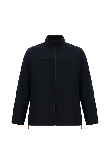 Koyu Lacivert Slim Fit Dar Kesim Softshell Spor Mont