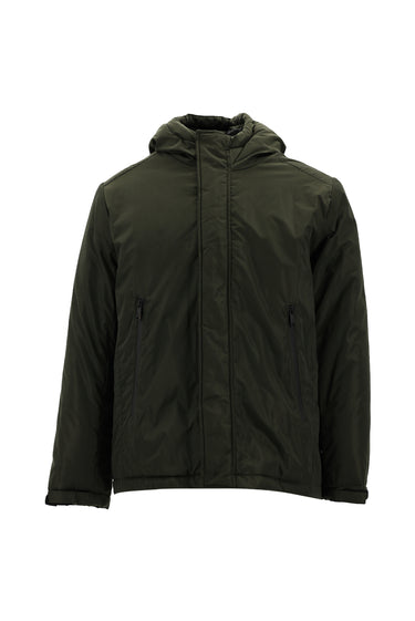 Orta Haki Kapüşonlu Spor Mont