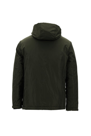 Orta Haki Kapüşonlu Spor Mont