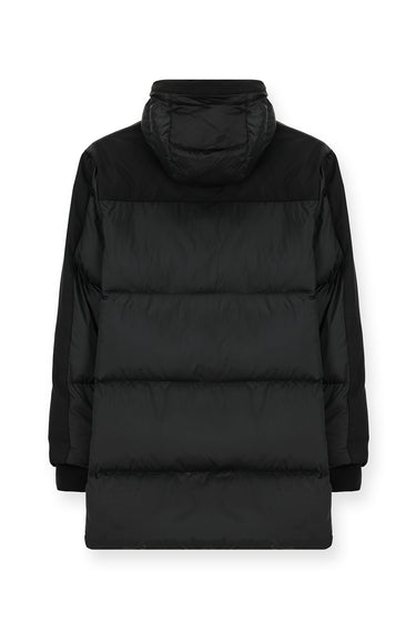 Siyah Kapüşonlu Spor Şişme Kaban