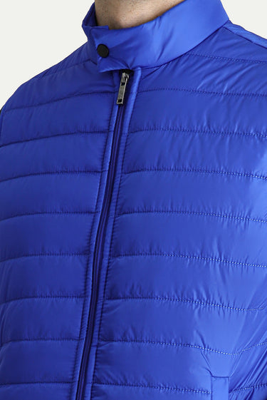 Saks Mavi Kapitone Şişme Spor Yelek