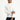 Beyaz Balıkçı Yaka Slim Fit Dar Kesim Pamuklu Sweatshirt