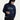 Koyu Lacivert Kapüşonlu Nakışlı Oversize Pamuk Sweatshirt