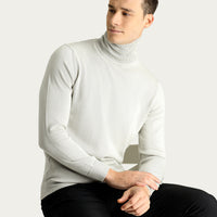 Taş Balıkçı Yaka Regular Fit Pamuklu Triko Kazak