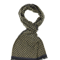 Koyu Kahve Desenli Atkı