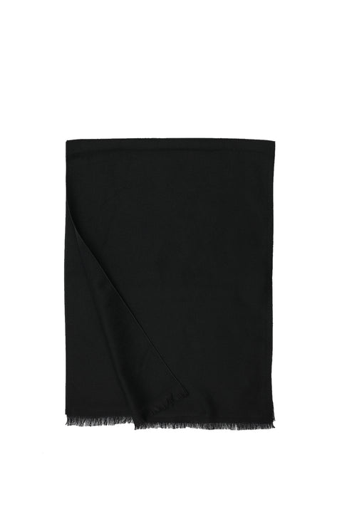 Black Plain Scarf
