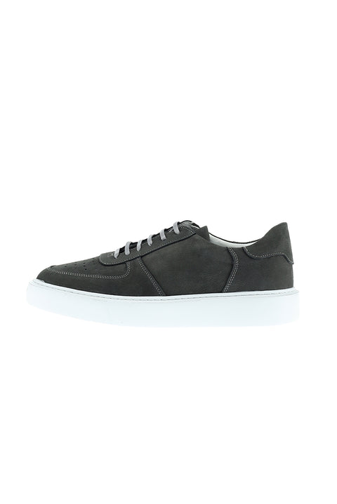 Orta Füme Sneaker Deri Ayakkabı