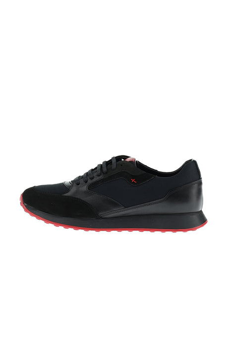 Siyah Sneaker Deri Ayakkabı