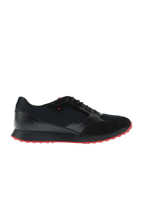Siyah Sneaker Deri Ayakkabı