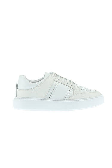 Beyaz Sneaker Deri Ayakkabı