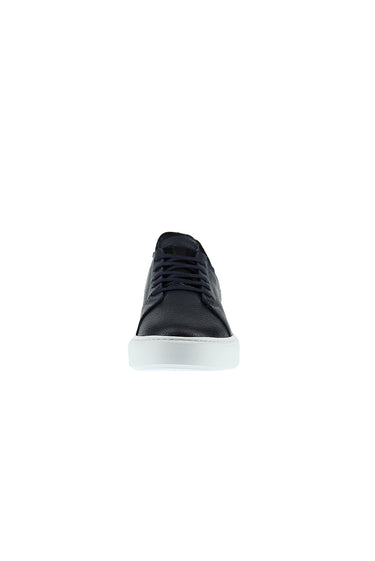 Koyu Lacivert Sneaker Deri Ayakkabı