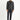 Koyu Füme Slim Fit Dar Kesim Klasik Desenli Örme Ceket