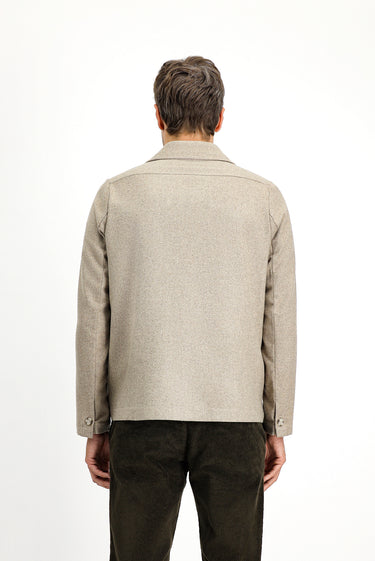 Orta Vizon Regular Fit Yünlü Spor Ceket