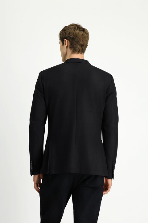 Black 8 Drop Muscle Fit Long Athletic Cut Lycra Sport Jacket