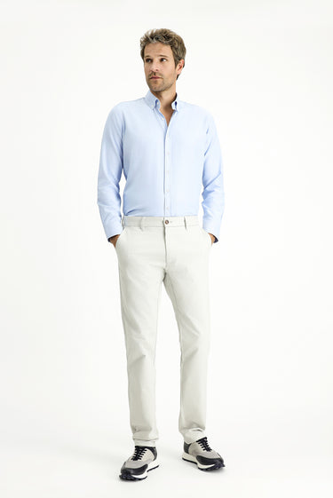Taş Regular Fit Likralı Kanvas / Chino Pantolon