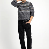 Black Relaxed Fit Stretch Canvas / Chino Trousers