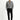 Siyah Slim Fit Dar Kesim Likralı Kanvas / Chino Pantolon
