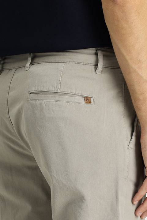 Orta Vizon Slim Fit Dar Kesim Likralı Kanvas / Chino Pantolon