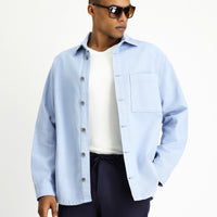 Mavi Uzun Kol Regular Fit Pamuk Denim Gömlek
