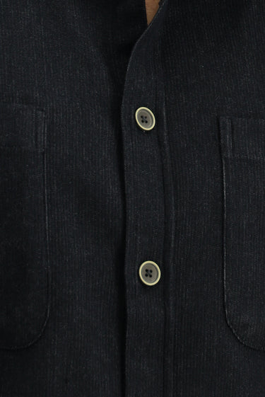 Orta Antrasit Uzun Kol Oversize Pamuklu Oduncu Gömlek