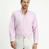 Dusty Pink Long Sleeve Regular Fit Sport Cotton Button-Down Oxford Shirt