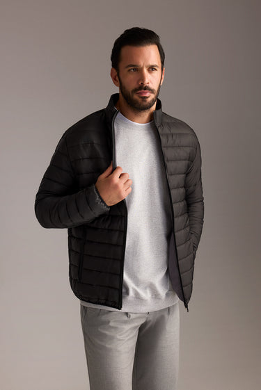 Siyah Kapitone Spor Mont