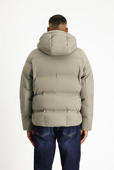 Orta Vizon Kapüşonlu Şişme Spor Mont