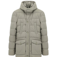 Stone Slim Fit Narrow Cut Hooded Pocket Windproof Sport Puffer Jacket