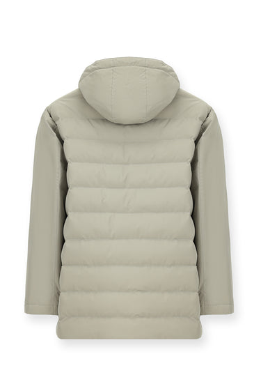 Taş Slim Fit Dar Kesim Kapüşonlu Spor Şişme Mont