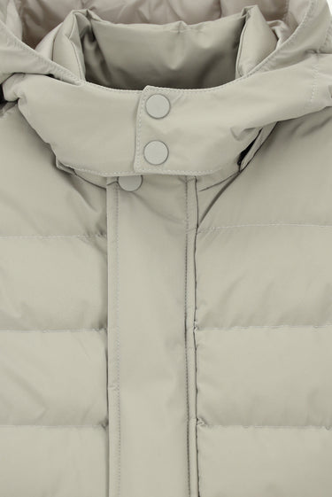 Taş Slim Fit Dar Kesim Kapüşonlu Spor Şişme Mont