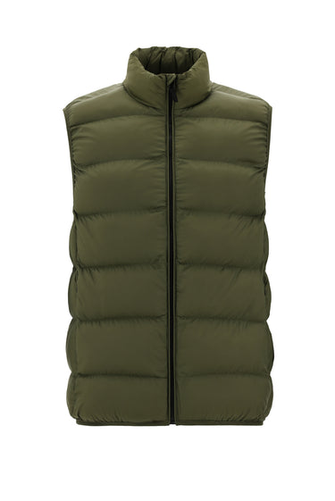 Orta Haki Kapitone Çantalı Spor Şişme Yelek