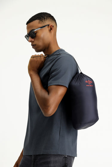 Koyu Kırmızı Kapitone Çantalı Spor Şişme Yelek