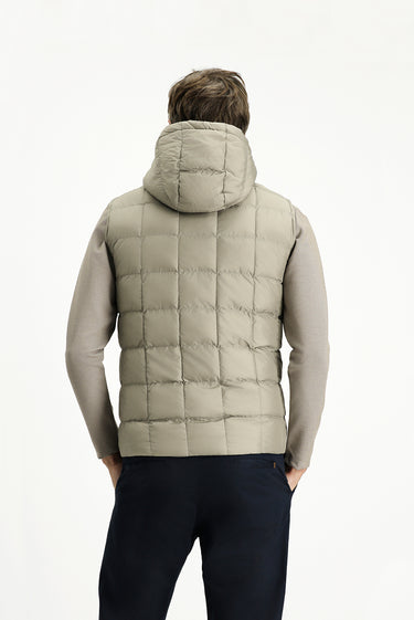 Orta Vizon Slim Fit Dar Kesim Kapüşonlu Spor Yelek