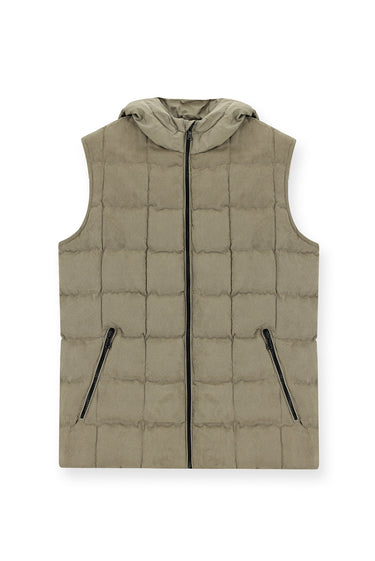 Orta Vizon Slim Fit Dar Kesim Kapüşonlu Spor Yelek