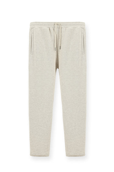 Açık Bej Desenli Pamuklu Sweatpant / Eşofman Altı