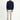 Koyu Lacivert Polo Yaka Regular Fit Çizgili Pamuk Sweatshirt